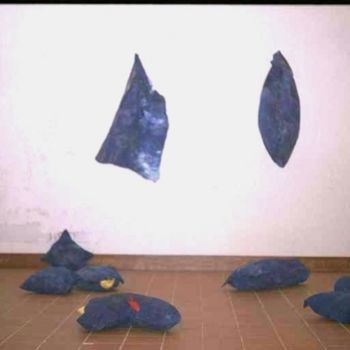 Sculpture intitulée "contaminazione" par Piergiorgio Panelli, Œuvre d'art originale