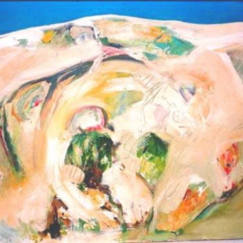 Painting titled "collina 2000" by Piergiorgio Panelli, Original Artwork