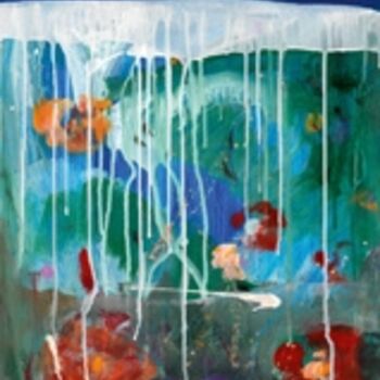 Pittura intitolato "pioggia di luce" da Piergiorgio Panelli, Opera d'arte originale