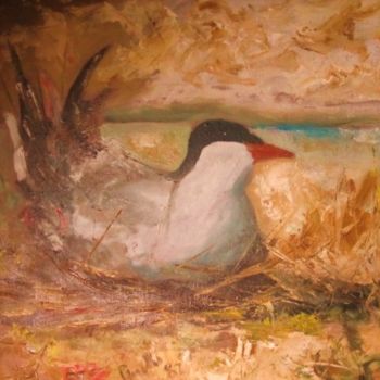 Pintura titulada "nido" por Piergiorgio Panelli, Obra de arte original