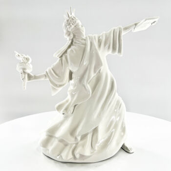 Sculpture intitulée "Statue of Liberty W…" par Pieri Gallery (Pieri), Œuvre d'art originale, Résine