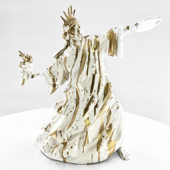 Sculpture intitulée "Statue of Liberty W…" par Pieri Gallery (Pieri), Œuvre d'art originale, Résine