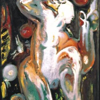 Painting titled "JUGGLER" by Pierluigi Ferrari, Original Artwork