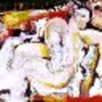 Painting titled "NUDE ON THE SOFA" by Pierluigi Ferrari, Original Artwork