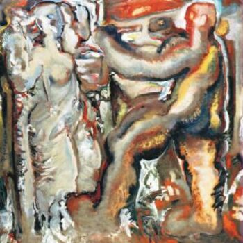 Painting titled "ARCAIC SCULPTOR" by Pierluigi Ferrari, Original Artwork