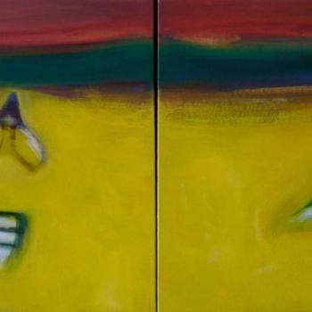 Painting titled "aspro giallo" by Pier Maurizio Greco, Original Artwork, Acrylic