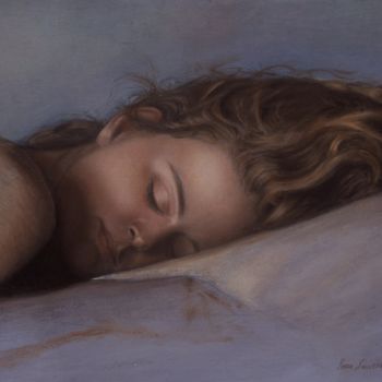 Malarstwo zatytułowany „Dormiente” autorstwa Piero Salustri, Oryginalna praca, Olej
