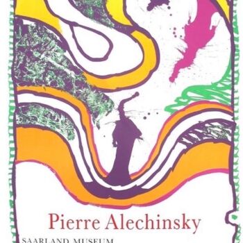 Отпечатки и Гравюры под названием "Zwischen Den Zeilen." - Pierre Alechinsky, Подлинное произведение искусства, Литография