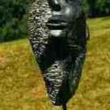 Sculpture titled "Visage" by Pierre Charlon, Original Artwork