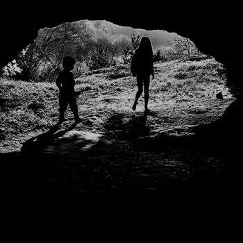 제목이 "La Grotte"인 사진 Pierre De Laborie로, 원작, 아날로그 사진