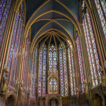Fotografia intitolato "La Sainte Chapelle 2" da Pierre Duquoc, Opera d'arte originale, Fotografia digitale