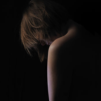 Photographie intitulée "L'épaule" par Pierre Duquoc, Œuvre d'art originale, Photographie numérique