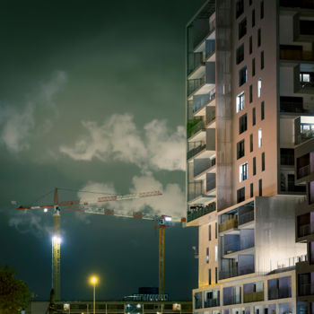 Photography titled "Urban night #23" by Pierre Duquoc, Original Artwork, Digital Photography