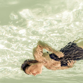 Fotografia zatytułowany „reverse pool” autorstwa Pierre Duquoc, Oryginalna praca, Fotografia cyfrowa