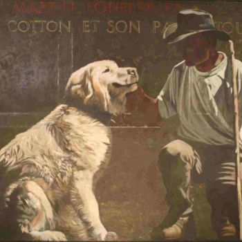 Schilderij getiteld "Henri cotton et son…" door Pierre Fonferrier, Origineel Kunstwerk