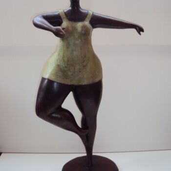 Escultura titulada "danseuse bronze ori…" por Pierre Gimenez, Obra de arte original