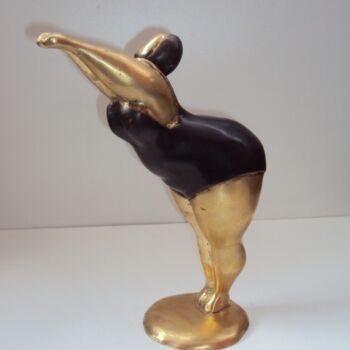 Sculpture titled "baigneuse bronze or…" by Pierre Gimenez, Original Artwork