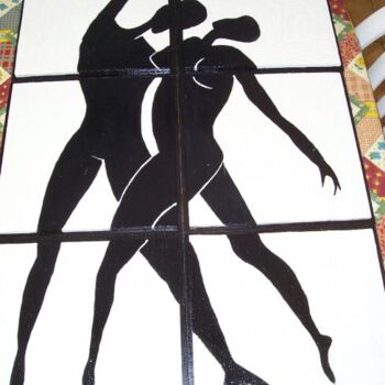 Peinture intitulée "danse_puzzle__007.j…" par Pierre Isaac Gozlan, Œuvre d'art originale