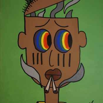 Картина под названием "DRUGS CAN BE DANGER…" - Pierre-Joel S., Подлинное произведение искусства, Акрил