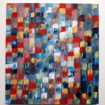 Картина под названием "mosaic.26" - Pierre Joseph, Подлинное произведение искусства, Масло