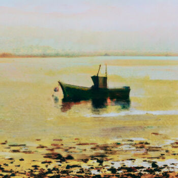 Photographie intitulée "Petit bateau" par Pierre-Marie Fenech, Œuvre d'art originale, Photographie manipulée