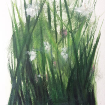 Painting titled "Jardin chimérique" by Pierre Marquès, Original Artwork, Watercolor