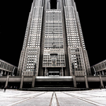 Fotografia intitolato "Tokyo Dark Sky 05" da Pierre Nadler, Opera d'arte originale, Fotografia digitale Montato su Altro pan…
