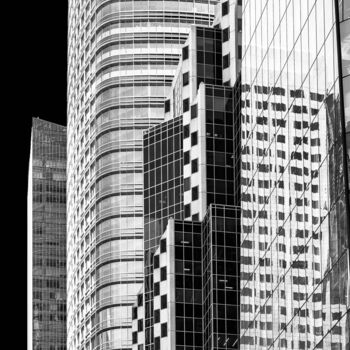 「San Francisco - Ele…」というタイトルの写真撮影 Pierre Nadlerによって, オリジナルのアートワーク, 操作する その他の剛性パネルにマウント