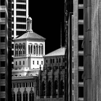 「San Francisco - Ele…」というタイトルの写真撮影 Pierre Nadlerによって, オリジナルのアートワーク, 操作する その他の剛性パネルにマウント