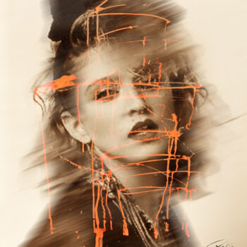 Painting titled "Queen MADONNA ´" by Pierre Olié, Original Artwork, Digital Print