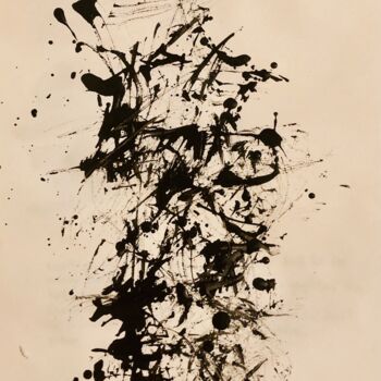 Painting titled "Cally black spirit" by Pierre Olié, Original Artwork, Lithography