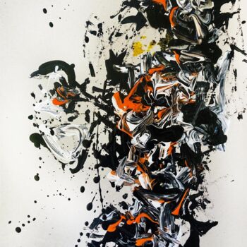 Peinture intitulée "´ Gray brut. ´" par Pierre Olié, Œuvre d'art originale, Acrylique