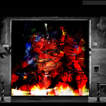 Картина под названием "mur-2-web.jpg" - Pierre Olié, Подлинное произведение искусства