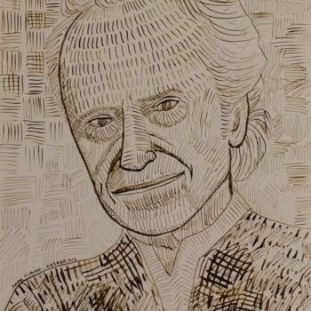 Drawing titled "Jean-Claude CASADES…" by Pierre Paszkowski, Original Artwork, Ink