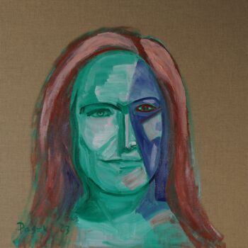 Painting titled "DALIDA - 2" by Pierre Paszkowski, Original Artwork, Oil