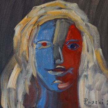 Painting titled "PALOMA - 2" by Pierre Paszkowski, Original Artwork, Oil