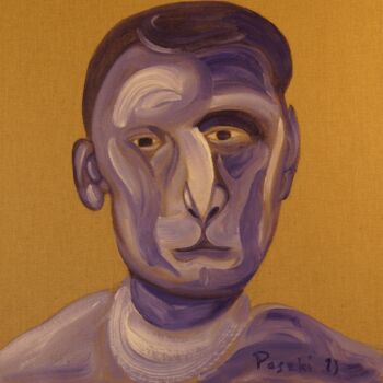 Painting titled "Peter - 4" by Pierre Paszkowski, Original Artwork, Oil