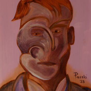 Картина под названием "Albert - 2" - Pierre Paszkowski, Подлинное произведение искусства, Масло