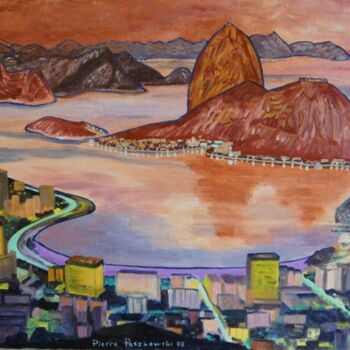 Peinture intitulée "Rio" par Pierre Paszkowski, Œuvre d'art originale, Huile