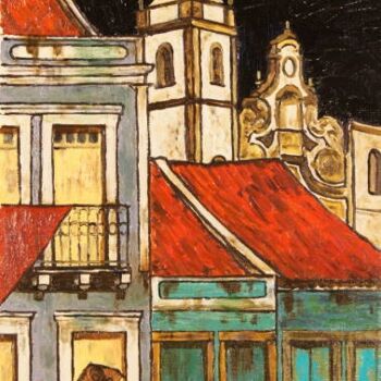 Pittura intitolato "Recife" da Pierre Paszkowski, Opera d'arte originale, Olio
