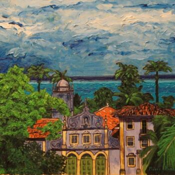 Peinture intitulée "olinda" par Pierre Paszkowski, Œuvre d'art originale, Huile