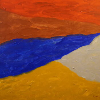 Картина под названием "nuages" - Pierre Paszkowski, Подлинное произведение искусства, Масло