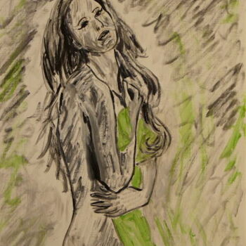 Картина под названием "Michelle - 3" - Pierre Paszkowski, Подлинное произведение искусства, Акрил