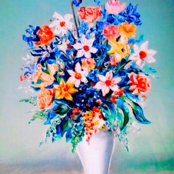 Digital Arts titled "BOUQUET Y" by Pierre Peytavin, Original Artwork, 2D Digital Work