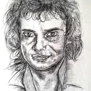 Digital Arts titled "MICHEL SARDOU" by Pierre Peytavin, Original Artwork, 2D Digital Work