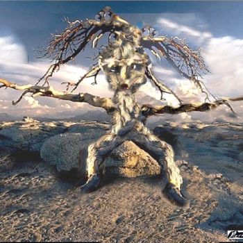 Digital Arts titled "arbre fantastique" by Pierre Peytavin, Original Artwork, 2D Digital Work