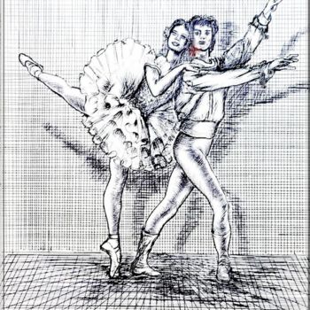 数字艺术 标题为“danseurs” 由Pierre Peytavin, 原创艺术品, 2D数字工作