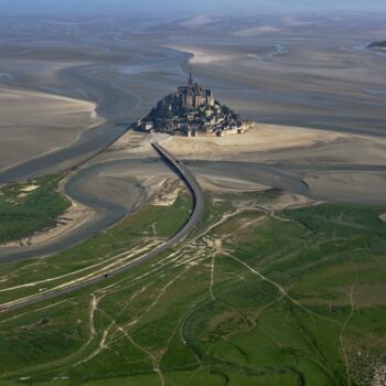 Fotografie getiteld "Mont-Saint-Michel7" door Pierre Piton, Origineel Kunstwerk, Digitale fotografie