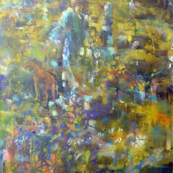 Painting titled "Migrations" by Pierre Quentel, Original Artwork, Oil