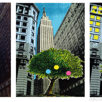 Arts numériques intitulée "01-DUBOIS À NEW-YOR…" par Pierre Rebichon, Œuvre d'art originale, Travail numérique 2D